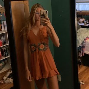 Orange romper
